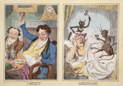 Nacht en ochtend door Robert Seymour